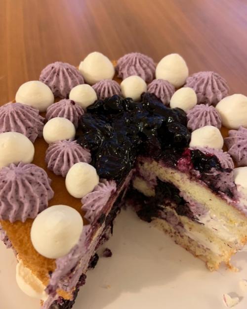 蓝莓奶油蛋糕，蓝莓奶油蛋糕怎么做视频？
