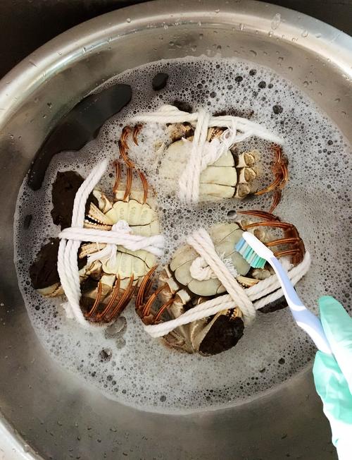 怎样清洗大闸蟹最干净，怎样清洗大闸蟹最简单的方法！