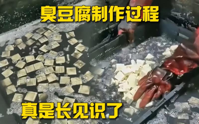 臭豆腐的制作过程，臭豆腐的制作过程恶心视频！